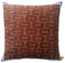 Cuscino reversibile sciarpa vintage